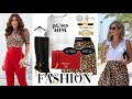 CÓMO COMBINAR BIEN TU ROPA MODA MUJER 2023 IDEAS EN OUTFITS USANDO ESTAMPADOS ATEMPORALES