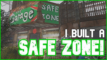 I built a SAFE ZONE on a VANILLA SERVER in Rust! - Safe Zones Volume 1