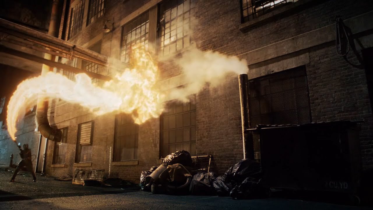 Bridget 'Firefly' Pike Kills GCPD Cop - Burns Him Alive (Gotham TV Series)