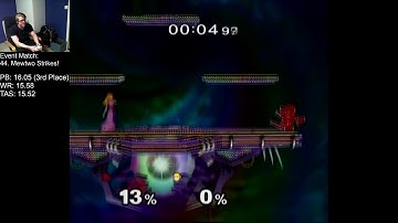 SSBM - Event 44: Mewtwo Strikes! in 15.97