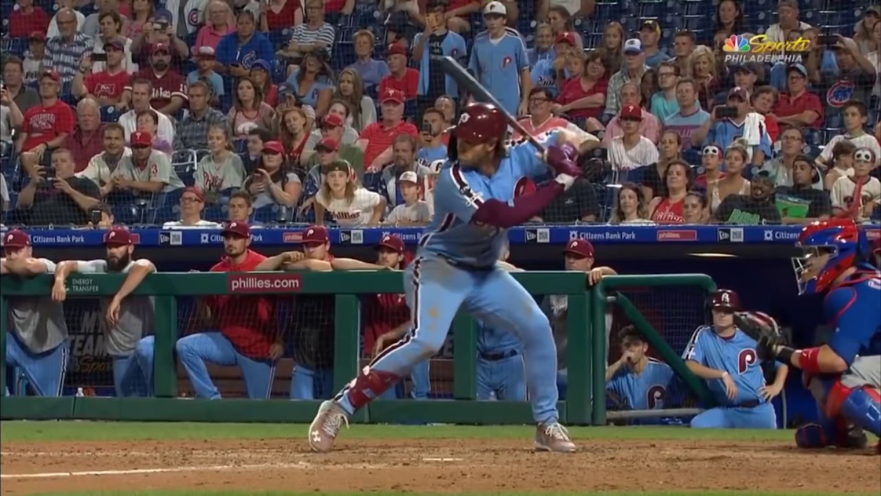Bryce Harper Slow Motion Swing Batting Hitting YouTube
