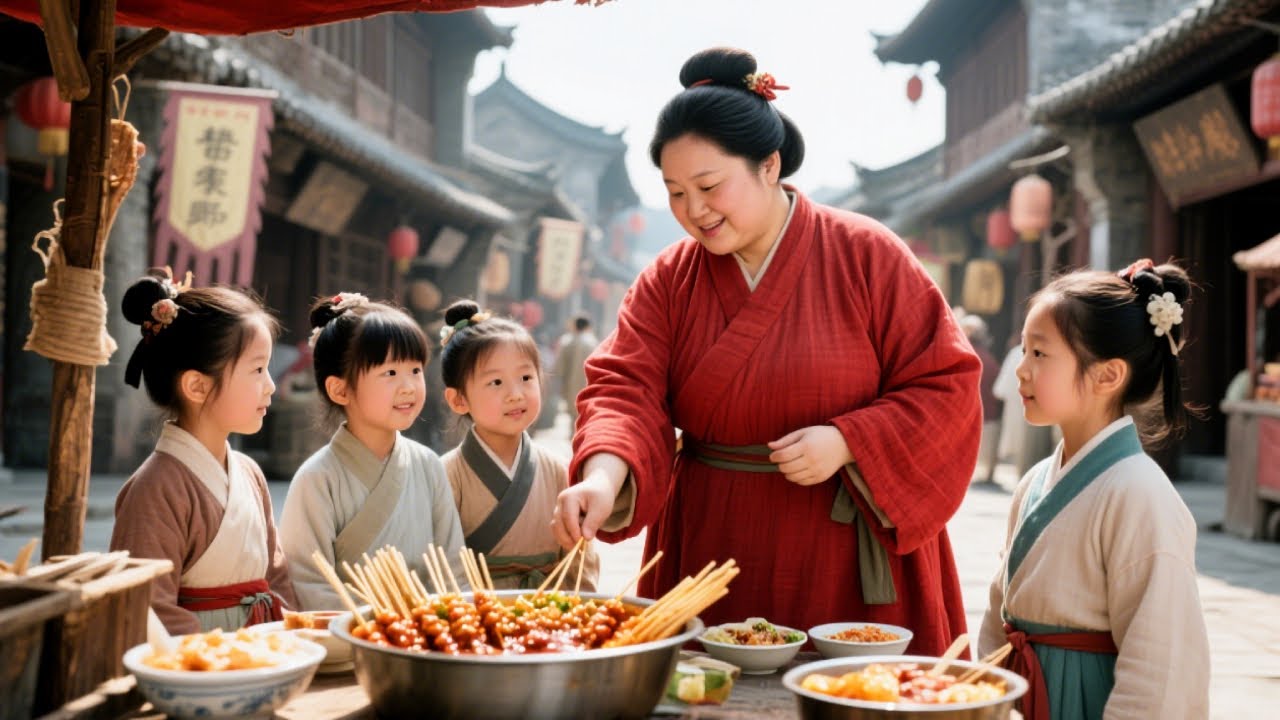 一口氣看完！《家有悍妻爹爹馬甲藏不住》穿越附身200公斤肥妻，無痛當媽自帶異能空間，帶著4個萌娃擺攤賣麻辣燙，絕美逆襲，帥氣相公寵我上天！ #穿越 #萌娃 #甜宠