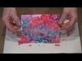 Alcohol Ink Mixes: Glimmer With Acrylics, Stencils, & More by Joggles.com