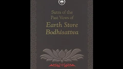 Sutra of the Past Vows of Earth Store Bodhisattva in English - DayDayNews