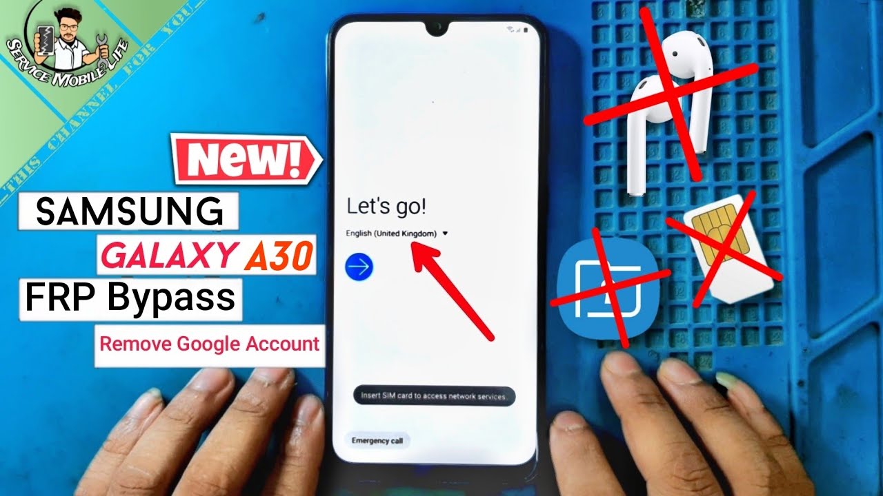 Samsung A30 FRP Unlock | Google Account Bypass Without PC very easy ...