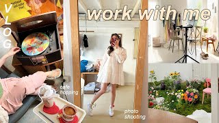 Work with me diary 📝| เบื้องหลังการทำงาน 👀 , ถ่ายแบบ 📸, outfit ideas 🫶🏼, | beamsareeda