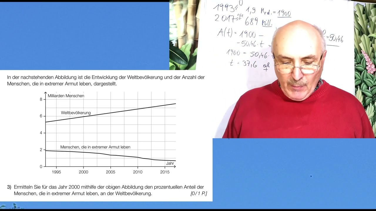 Mathematik Matura BRP Sept 2025 Aufgabe 5) Nachhaltige Entwicklungsziele
