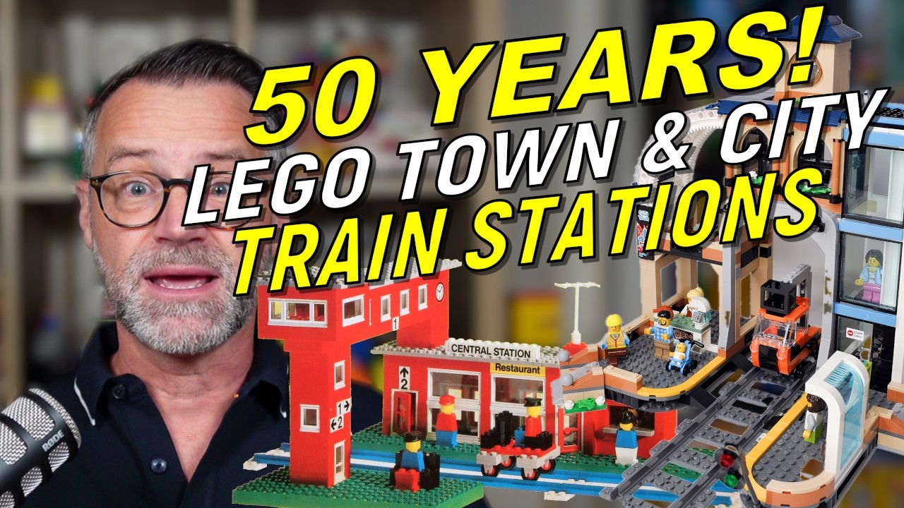 50 лет железнодорожным станциям LEGO | 1975–2026