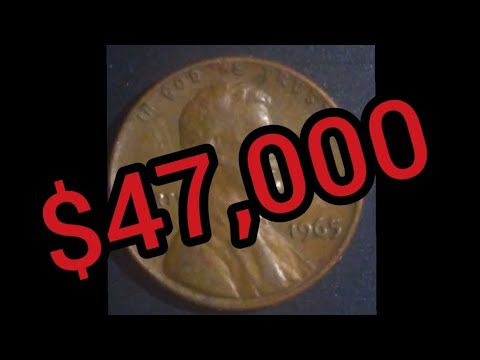 1965 Ultra Rare Lincoln Penny Worth Money: Auction Sales $47,500.00 #coin #coins #penny