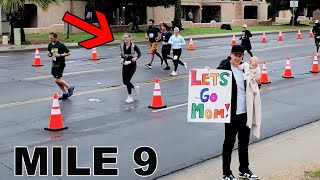 Surprising Mom While She Runs a Half Marathon! DELLA VLOGS