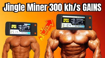 Jingle Miner Lottery 300 kh/s Firmware Update - Get those Gains