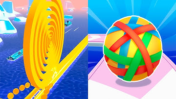 Spiral Rider VS Flexy Runner - All Levels SpeedRun Gameplay Android iOS Ep1