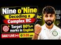 How to Decode a Complex RC? | Nine o'Nine LIVE @ 9:09 AM | Target 80%+ in English | IBPS AFO 2026