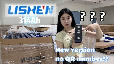 Lishen314ah no QR number??