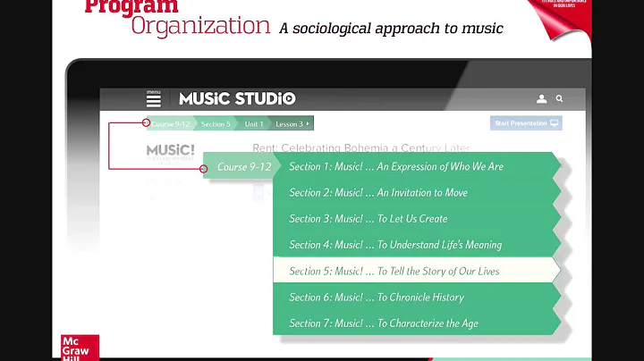 Music Studio: Music! Its Role and Importance in Our Lives – Program Overview