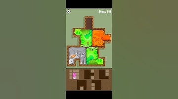 Puzzle Cats Stage 188 IOS Android Walkthrough Gaming Gameplay #shorts