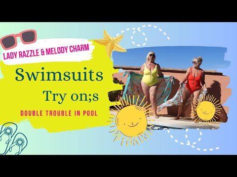 Curvy Swimsuits Try on's Lady Razzle & Melody Charm