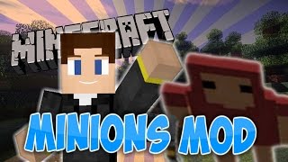 Minecraft Mod Showcase: EVIL MINIONS (MINE, LIFT ANIMALS, CUT DOWN TREES) Minions Mod Showcase