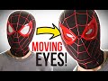 Spiderman miles morales mask with moving lenses diy no electronics