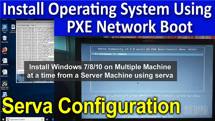 Serva Configuration for PXE Network Boot - Install any OS through LAN 🔥🔥🔥
