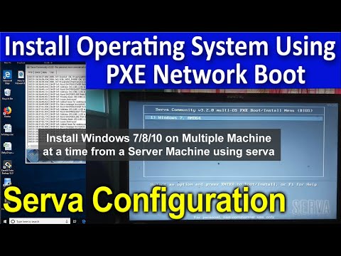 Serva Configuration for PXE Network Boot - Install any OS through LAN ???