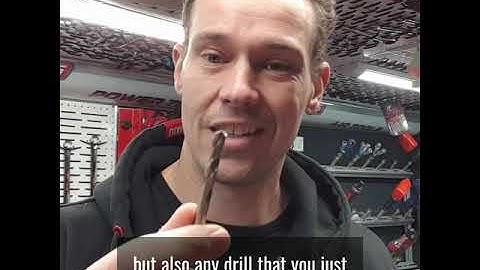 Drill in a tight space with shorter drill bits.