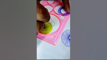 How many circles were drawn?? #spirograph #2024 #shorts