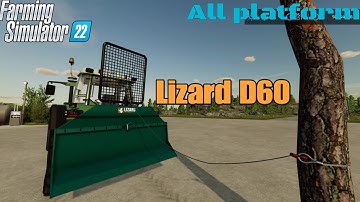 Lizard D60   / Mod for all platforms on FS22/⭐️ Platinum Expansion DLC required ⭐️