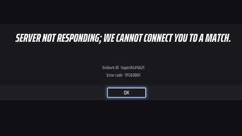 How To Fix Server Not Responding | The Finals
