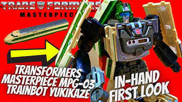 Transformers Masterpiece MPG 03 Trainbot Yukikaze Figure In-Hand First Look By Takara Tomy