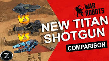 Squall vs Retaliator vs Cyclone | NEW Titan Shotgun COMPARISON | War Robots Remastered Test Server