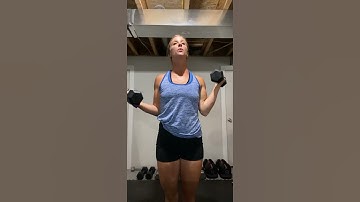 Bicep curl with static hold