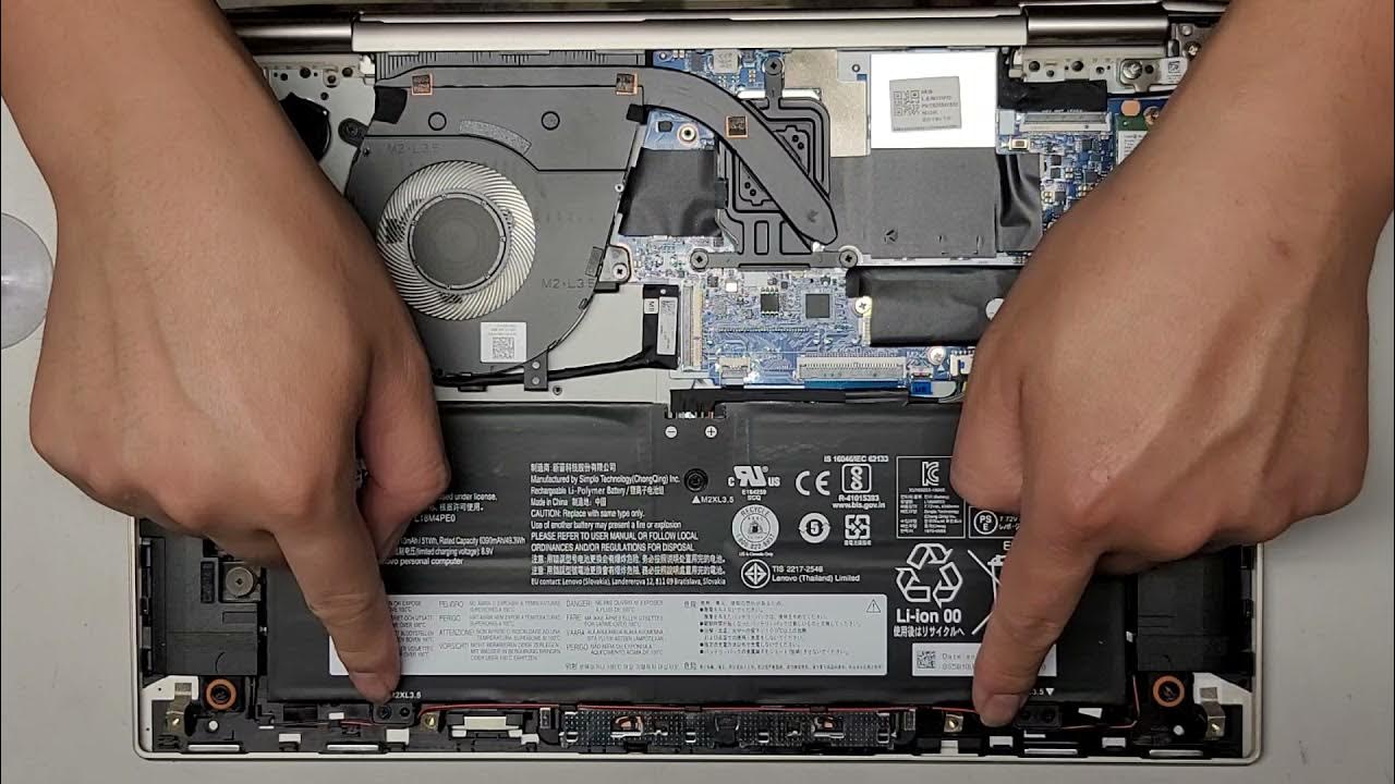 Lenovo Yoga C740 C74014IML Disassembly Quick Look Inside SSD Hard