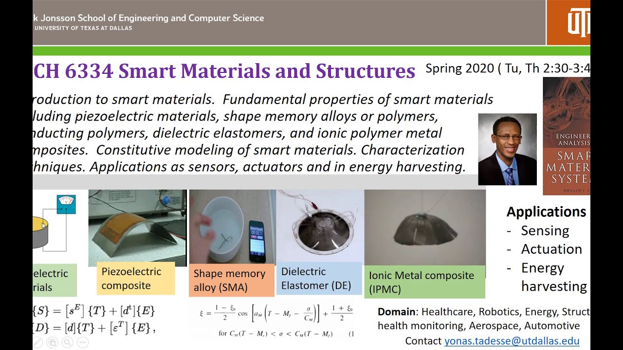 smart materials and structures