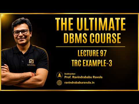 TRC Example 3 | Lecture-97 | GATE CS & DA | Prof. Ravindrababu Ravula