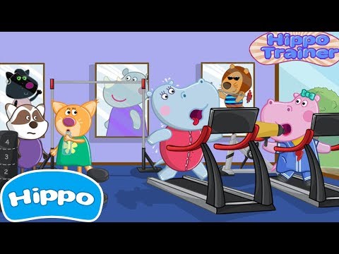 Hippo Todo o jogo série de desenhos animados 