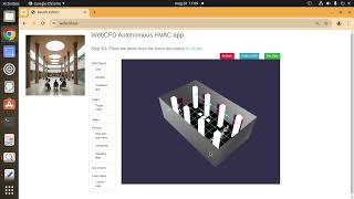 Hospital Waiting Room Ventilation Analysis WebCFD