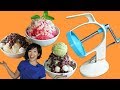 Vintage ICEPET Shaved Ice Maker Test | 3 Ways - MATCHA KAKIGORI - PATBINGSU - NAM KANG SAI