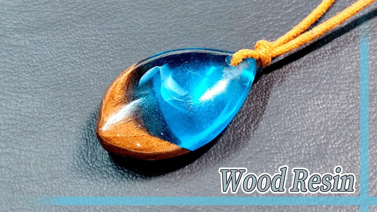 香合　レジン×ウッド ウッドレジン】木とエポキシレジンで作った夏らしい海のウッドレジンの