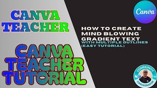 How to Create Mind Blowing Gradient Text with Multiple Outlines Easy Tutorial
