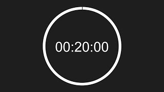 ⏰ 20 Minute Timer with Circular Progress Bar: Stay Focused with End Alert 🔔 Net Worth