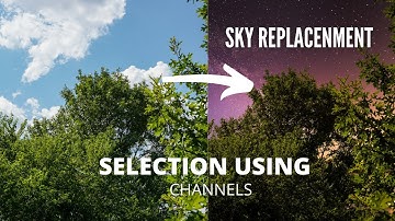 Making Insanely Difficult Selections Like Trees Using Alpha Channel in Photoshop