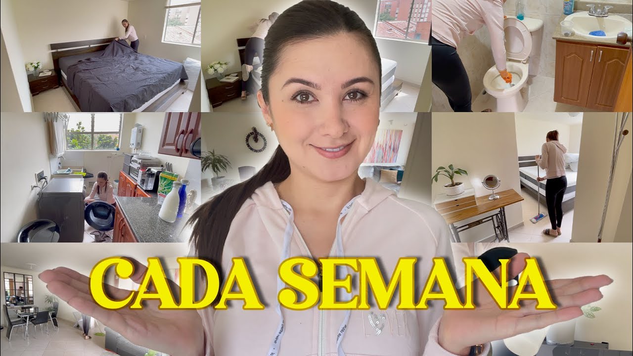Qué debo limpiar en casa todas las Semanas #Rutinadelimpieza | Día de SOL