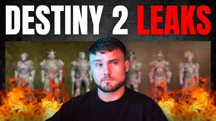 Destiny 2 COSMETIC LEAKS! Titans Get the FUNNIEST Item Yet 😂