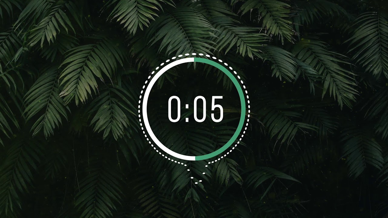 Simple countdown dynamic timer 10 seconds example. After Effects. - YouTube