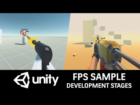 FPS SAMPLE - UNITY Development stages (was made in 2018 winter-spring)