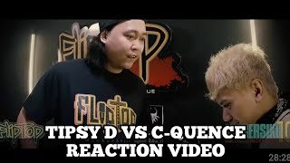 FlipTop - Tipsy D vs C-Quence PRODUCER REACTION