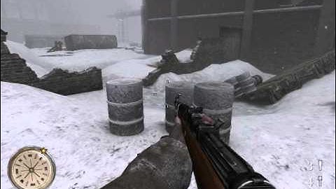 CoD2 B2F G41 with bayonet and updated MG34