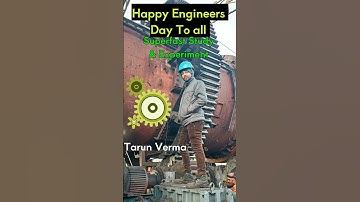 Happy Engineers day To all Engineers ⚒️🔨  #Engineer #shorts
