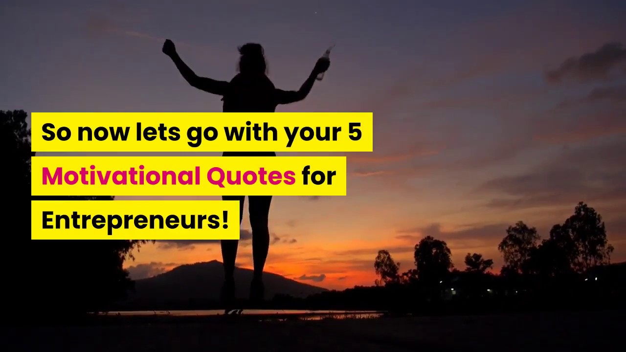 5 Motivational Quotes for Entrepreneurs - part 2 - Crazy5 - YouTube